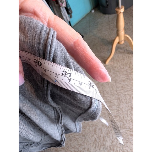 We The Free Laguna Thermal Waffle Knit Tunic Large Gray Boho Lounge Grunge - Picture 8 of 10